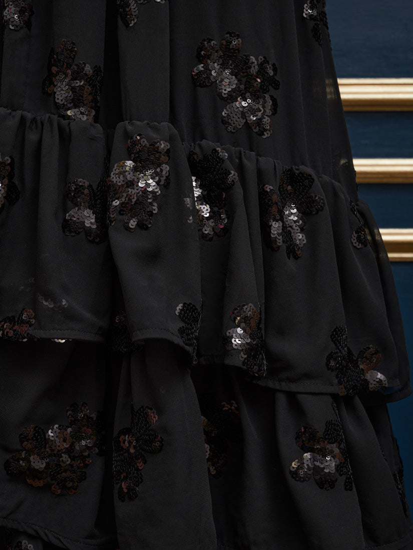 Gala Flower Maxi Dress