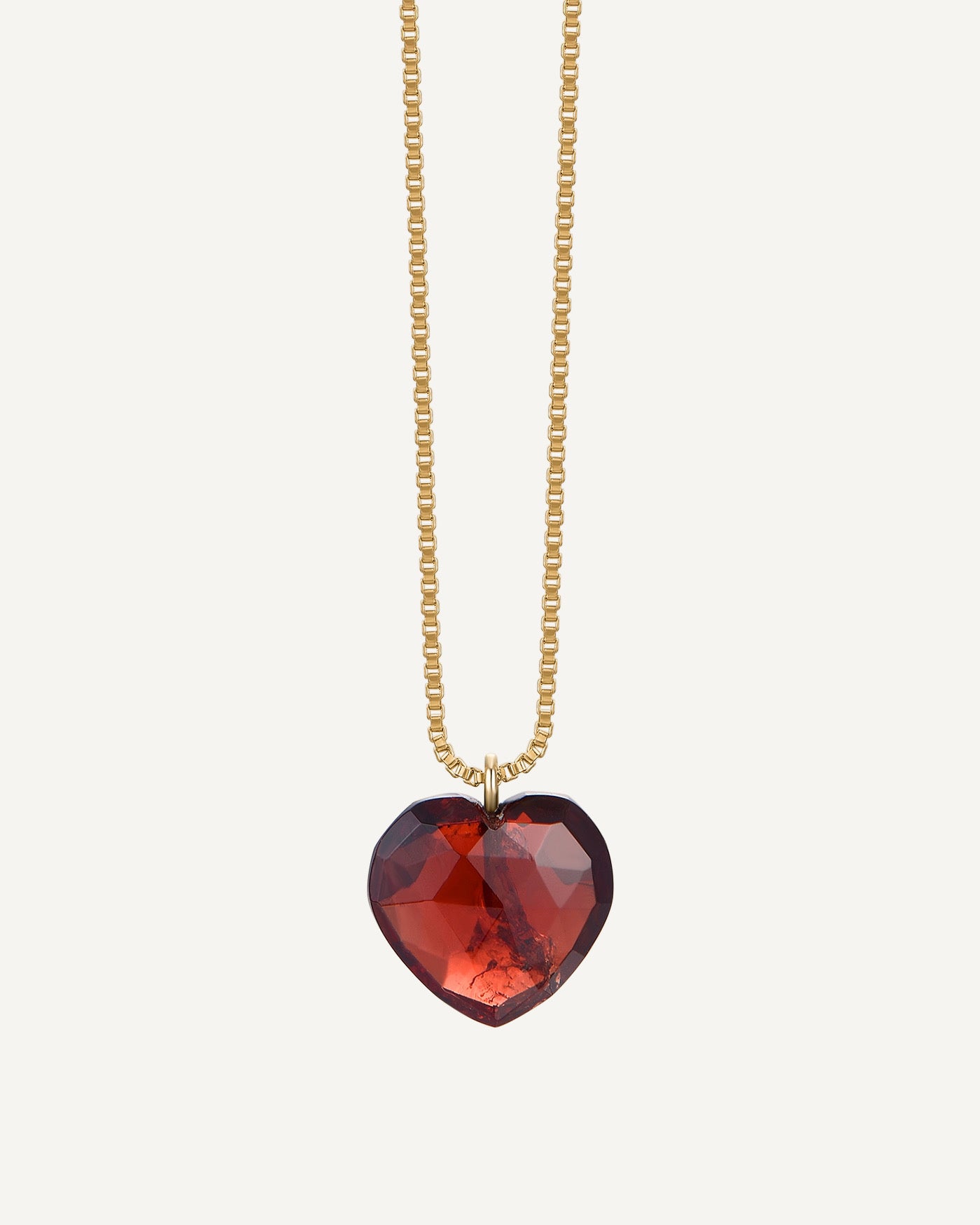 Poppy Garnet Necklace