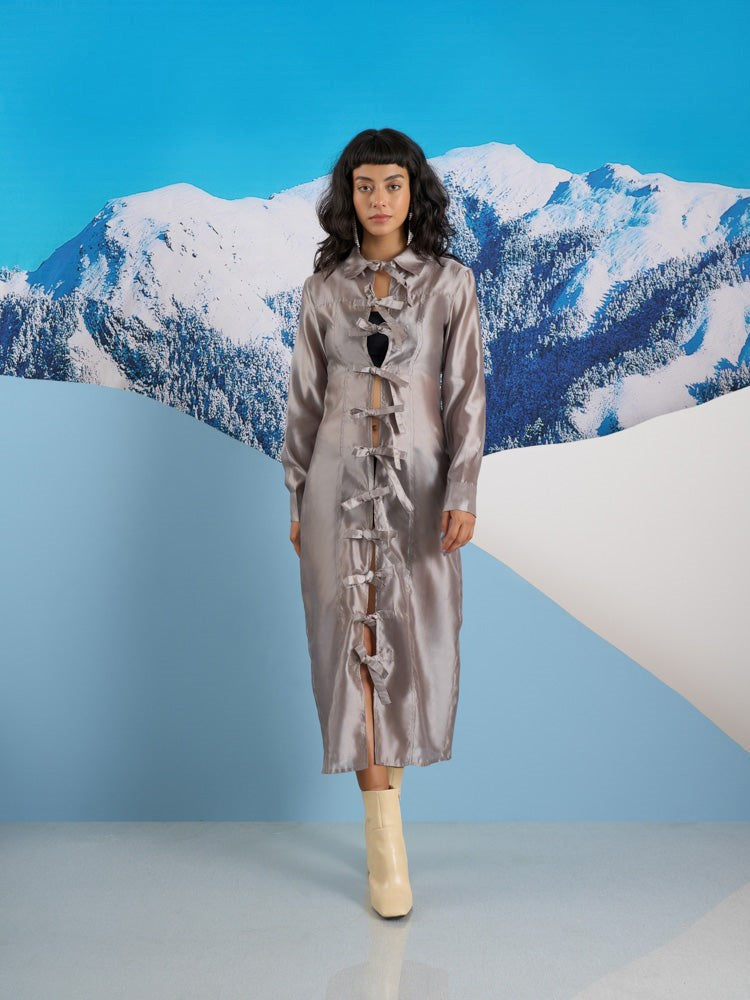 Madison Bow Midi Dress