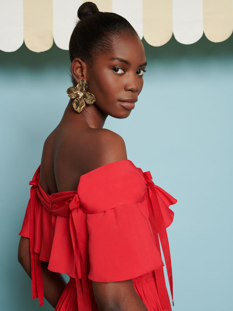 Watermelon Bow Mini Dress