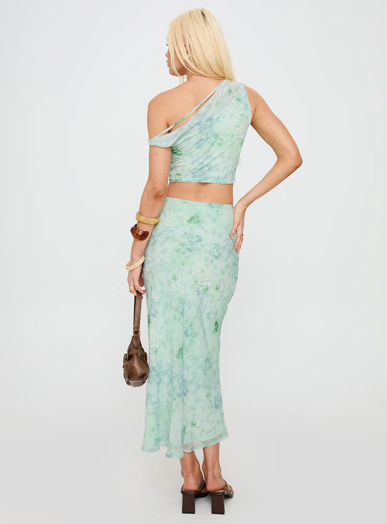 Devereaux One Shoulder Set Green