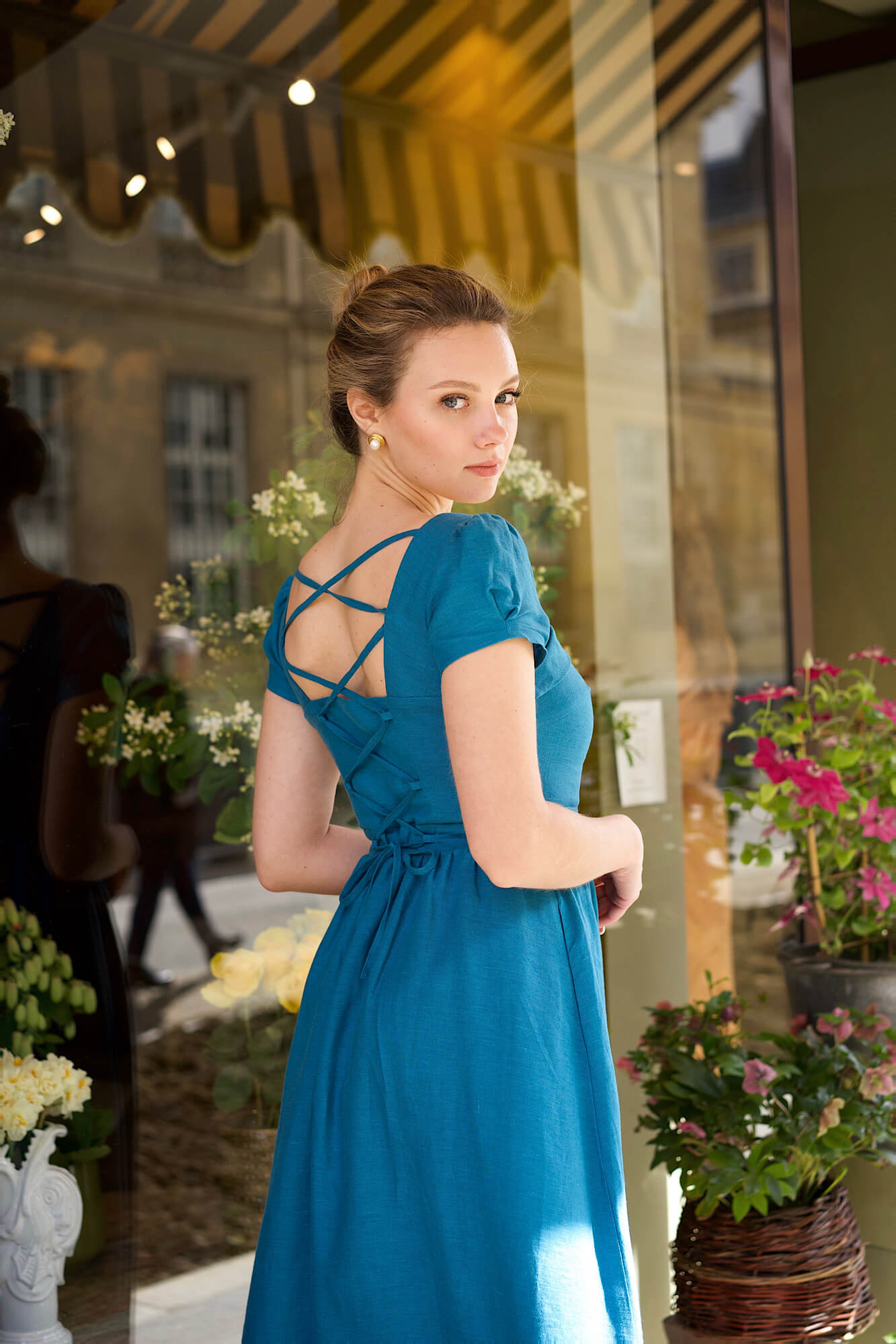 Estelle Button Down Dress