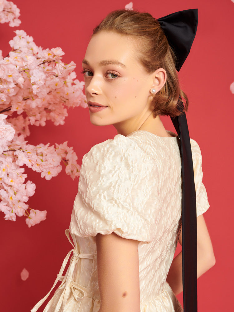 Lilith Jacquard Wrap Dress