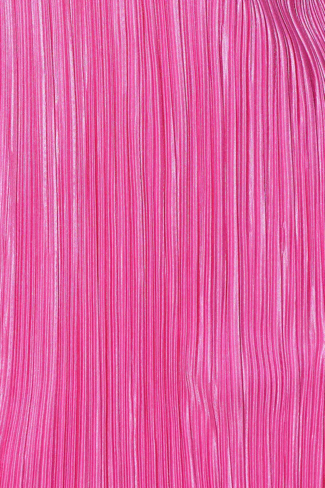 Horizons Meet Plisse Dress Pink