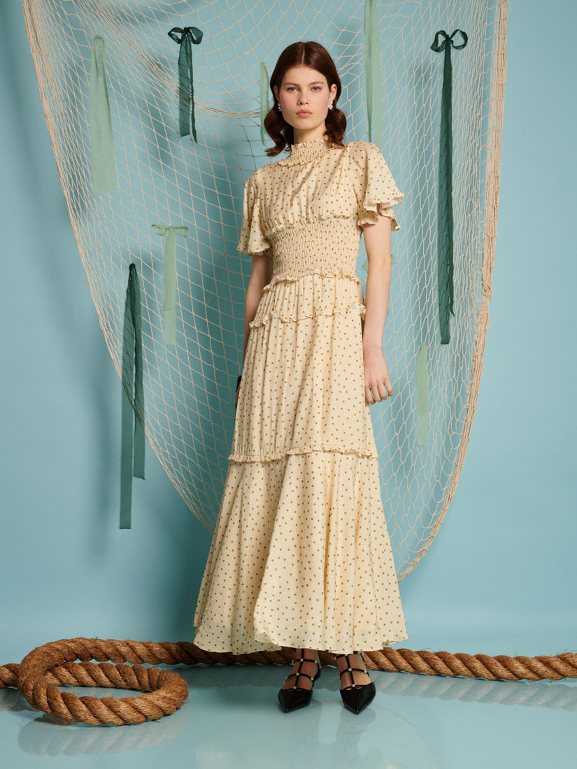 Perch Polka Dot Maxi Dress