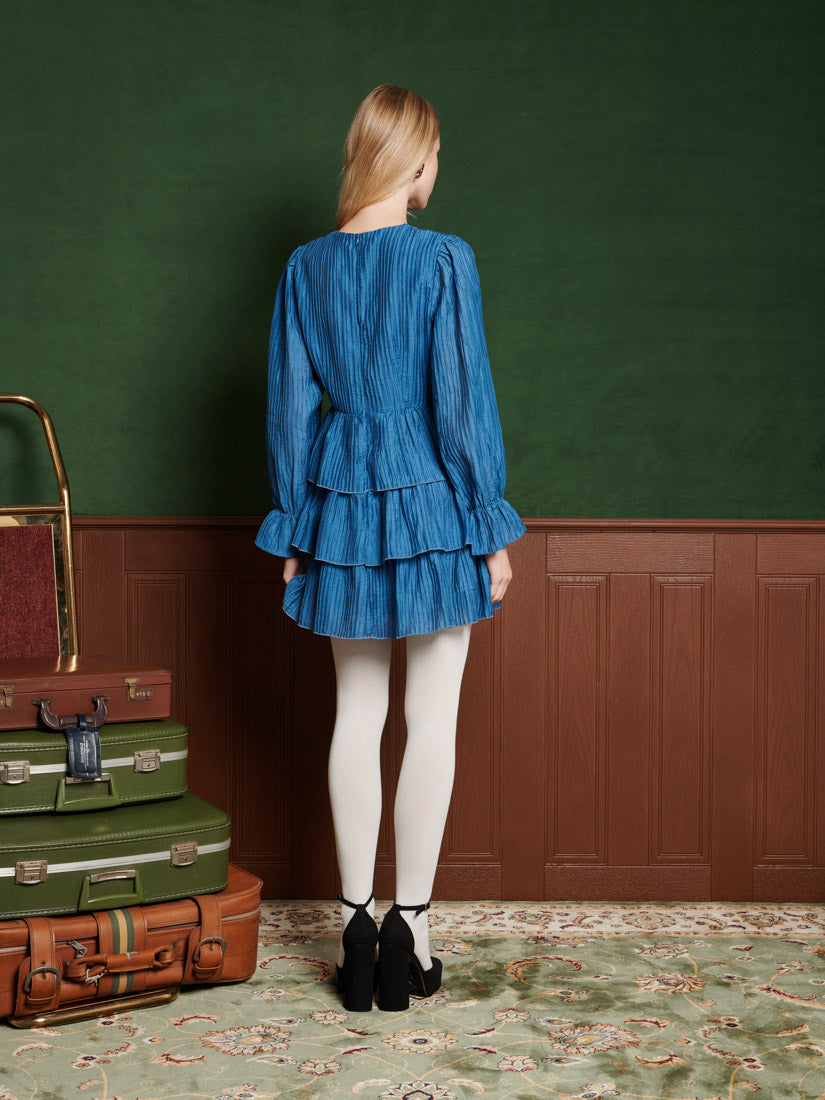 Viola Bow Mini Dress