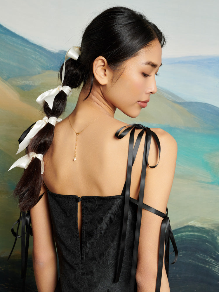 Fanciful Flower Midi Dress