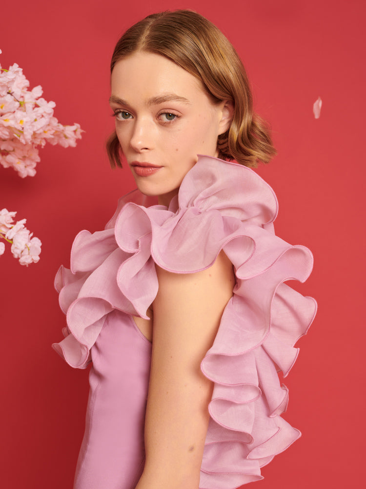 Blooming Ruffles Mini Dress