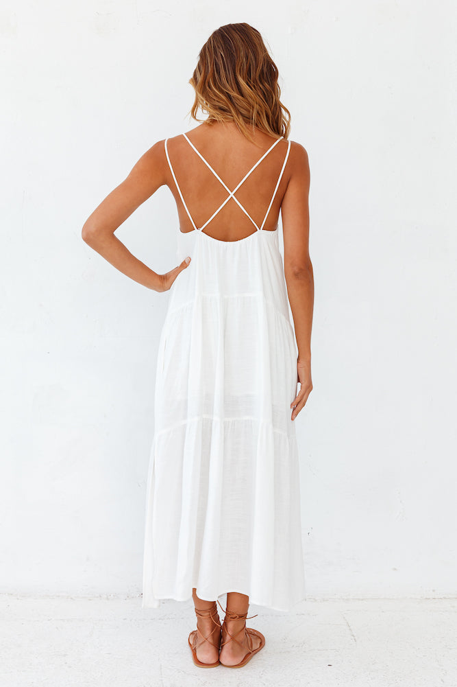 Carbell Maxi Dress White