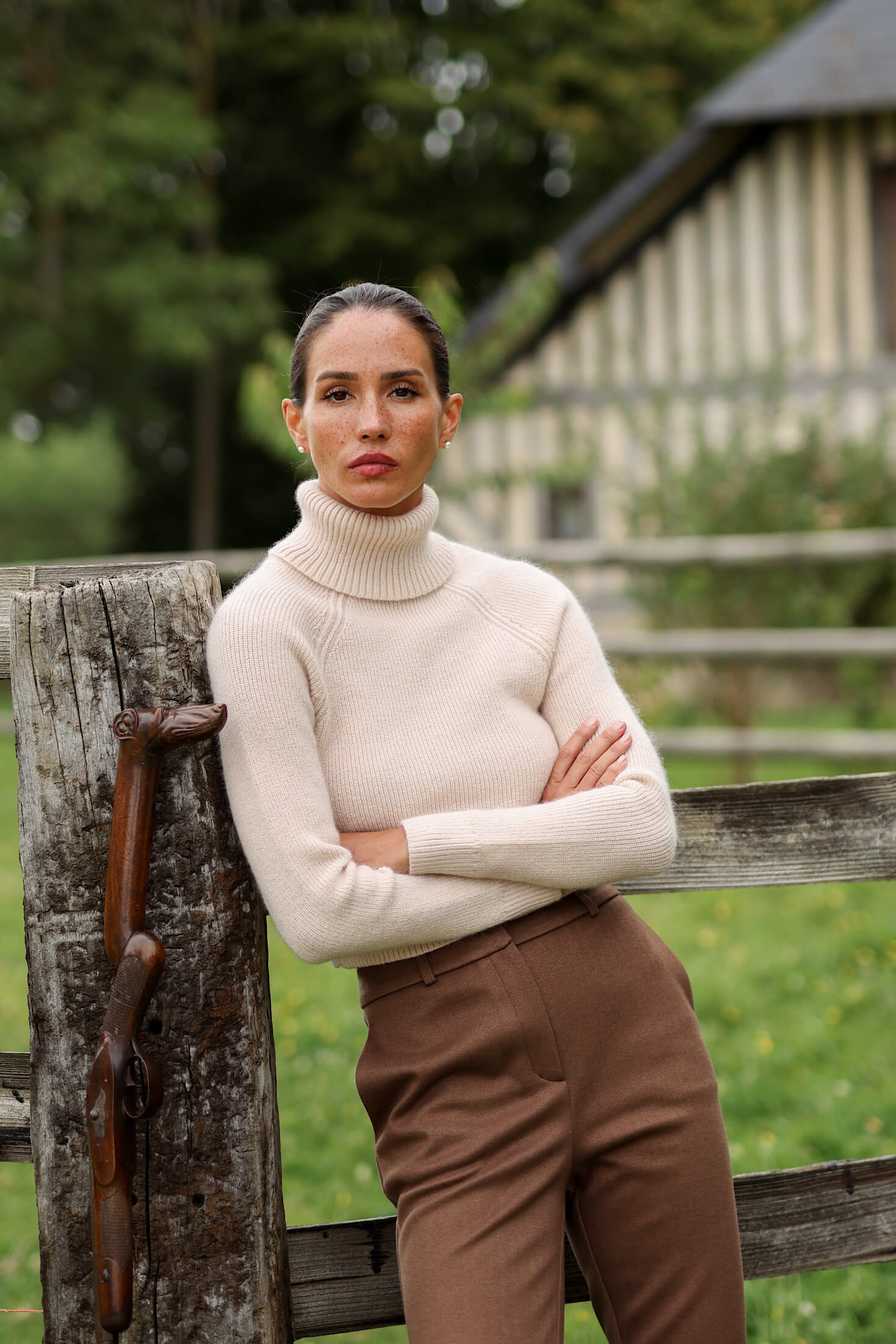 Naomi Mohair Roll-Neck Sweater