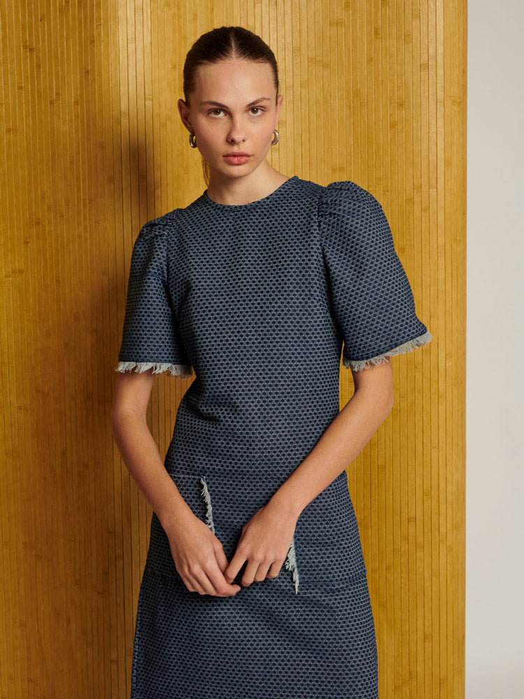 Spencer Denim Midi Dress