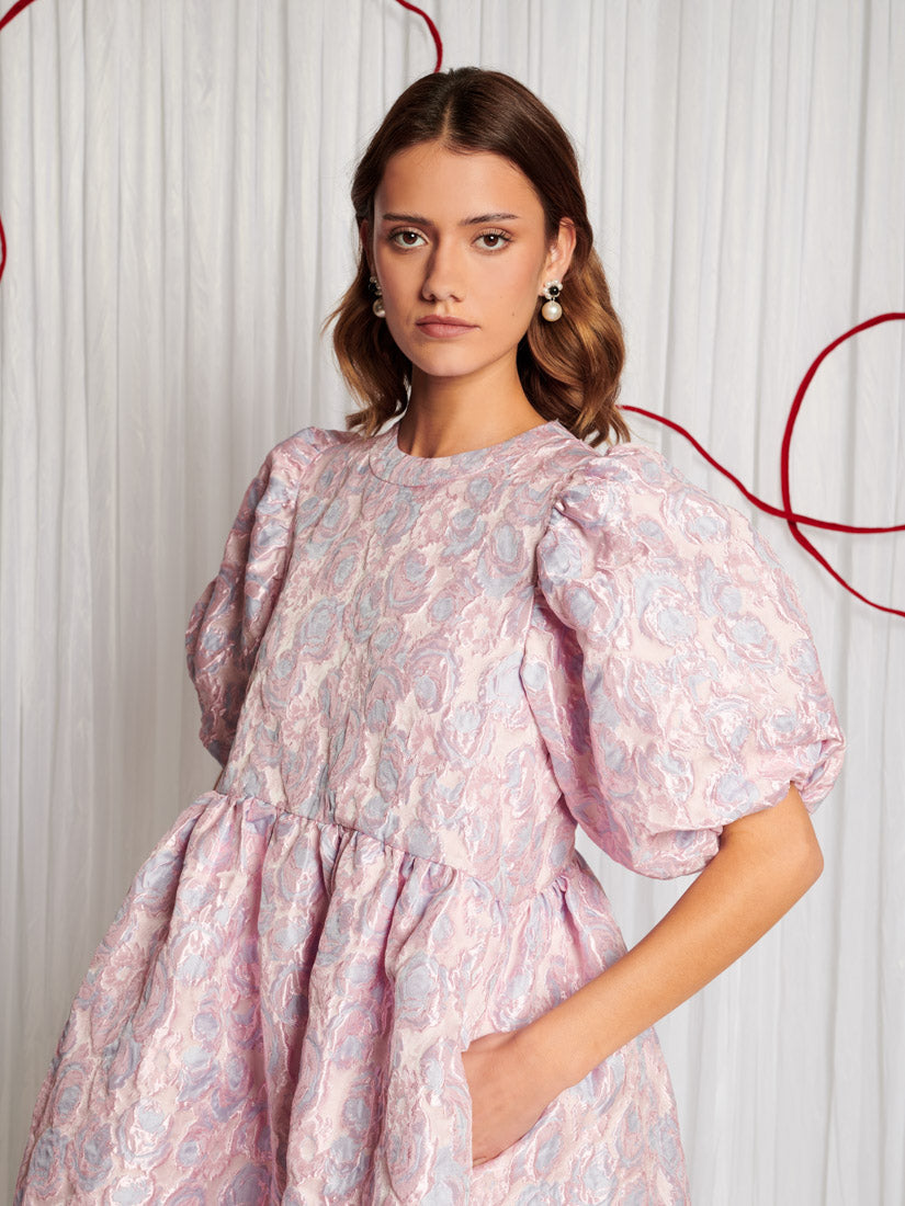 Brambling Jacquard Mini Dress