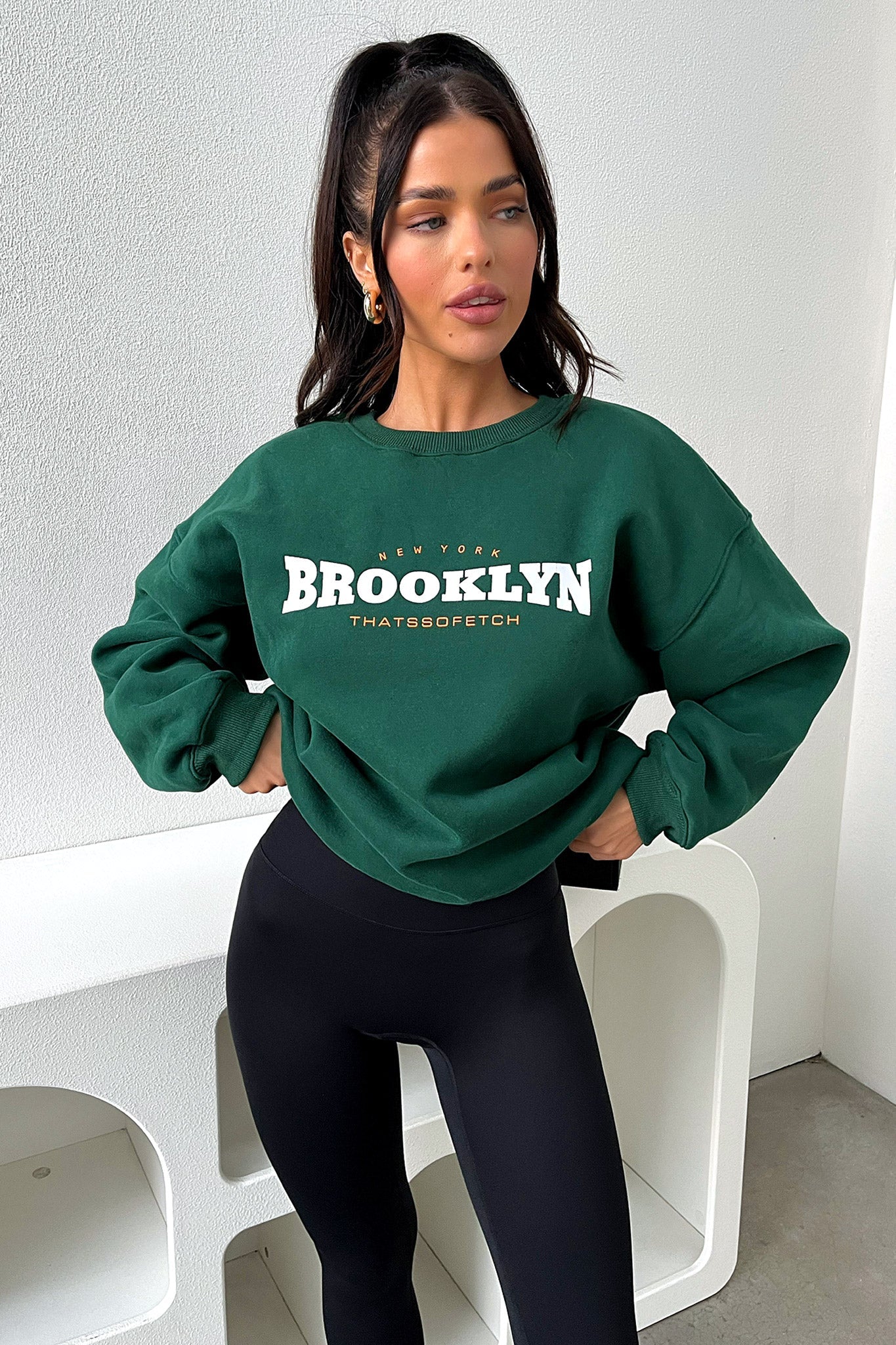 Brooklyn Crewneck - Emerald