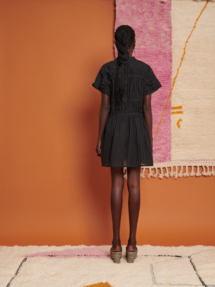 Yasmin Ruched Mini Dress