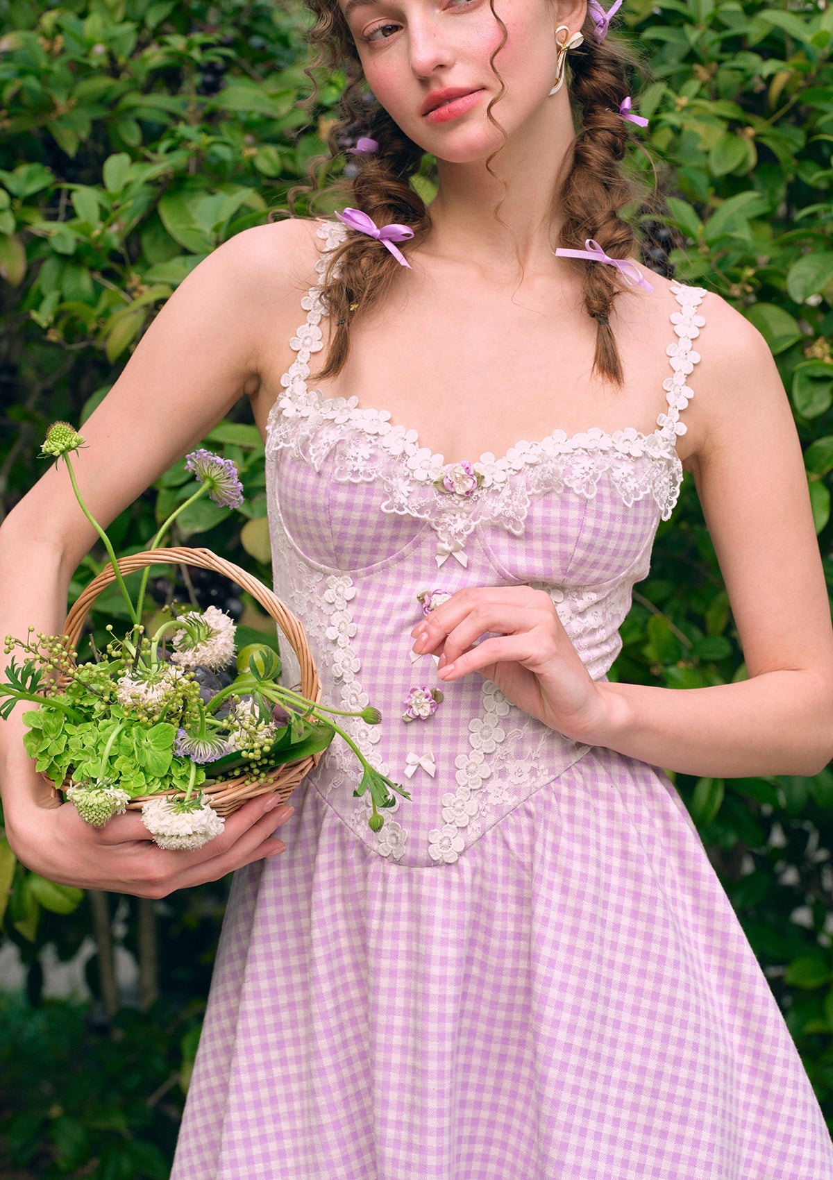 Cottage Hyacinth Corset Dress