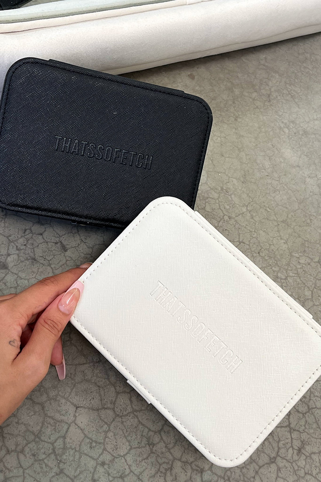 Lina Travel Jewellery Box - Black