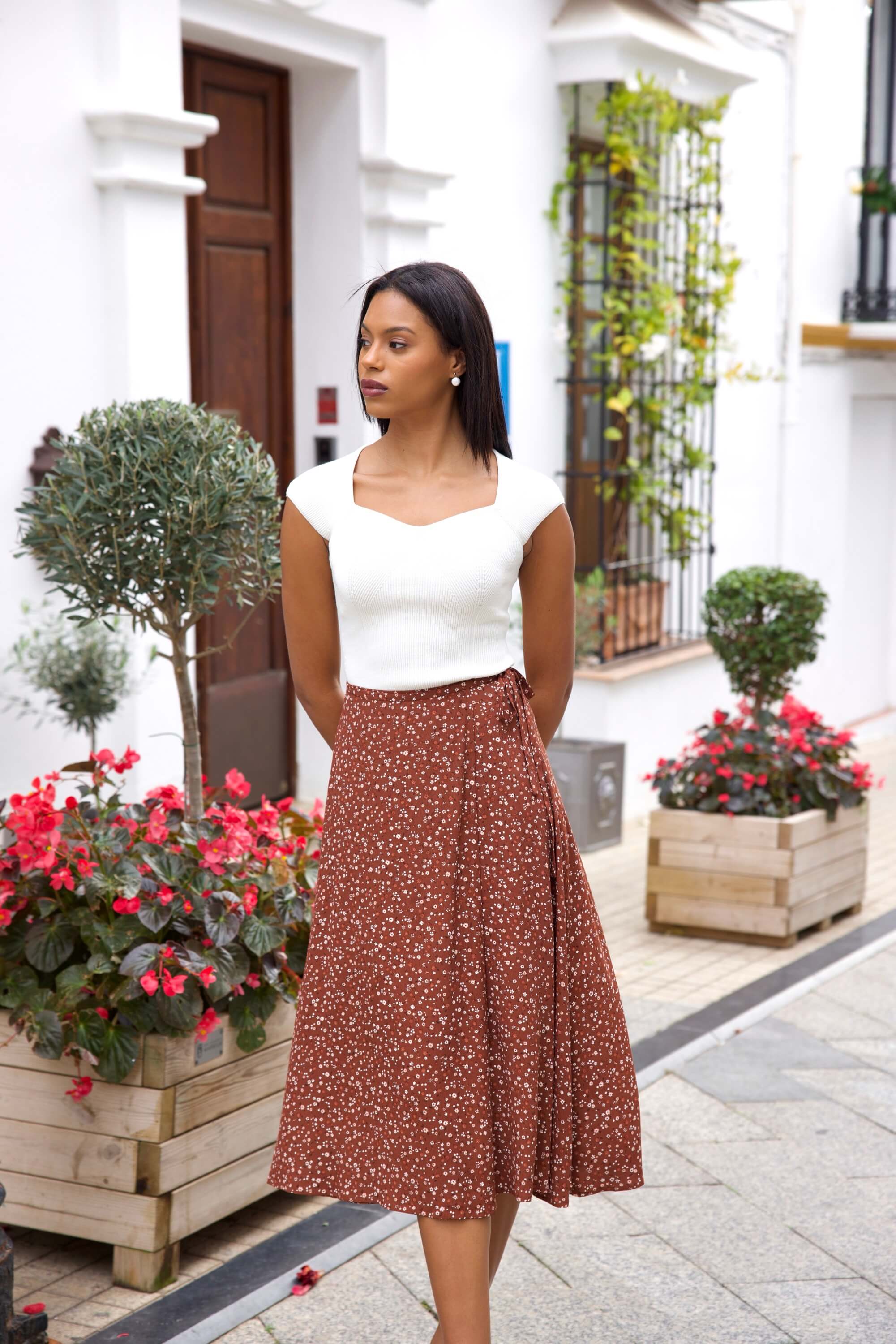 Mara Wrap Skirt