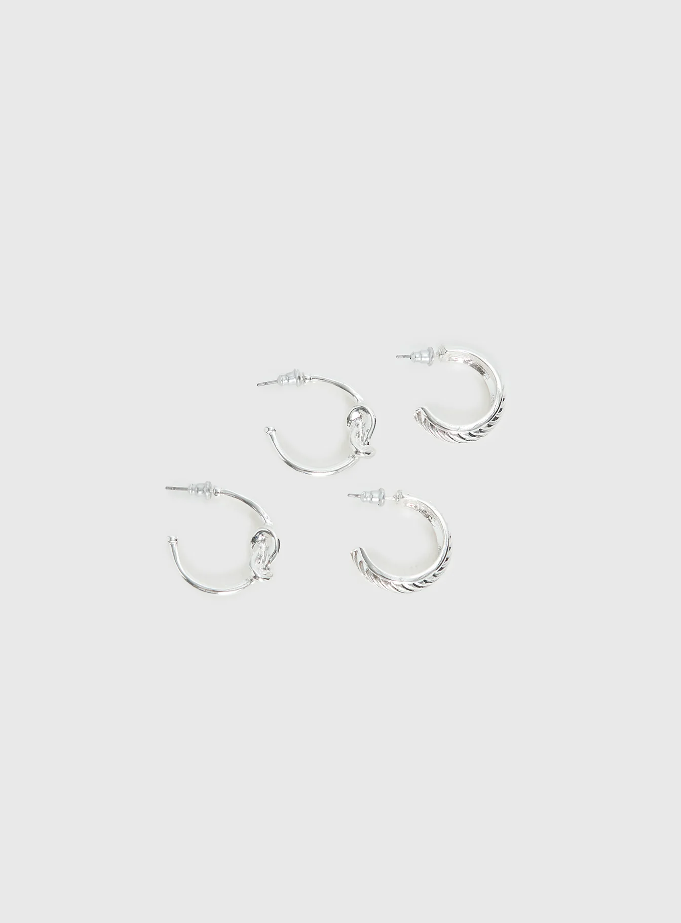 Moonshine Earring Set Silver
