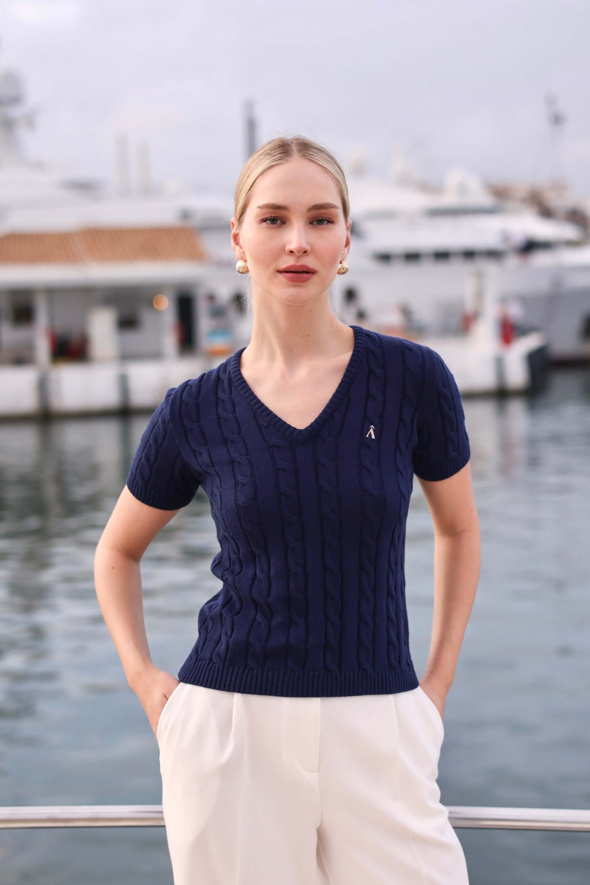 Talina Cable Knit Top