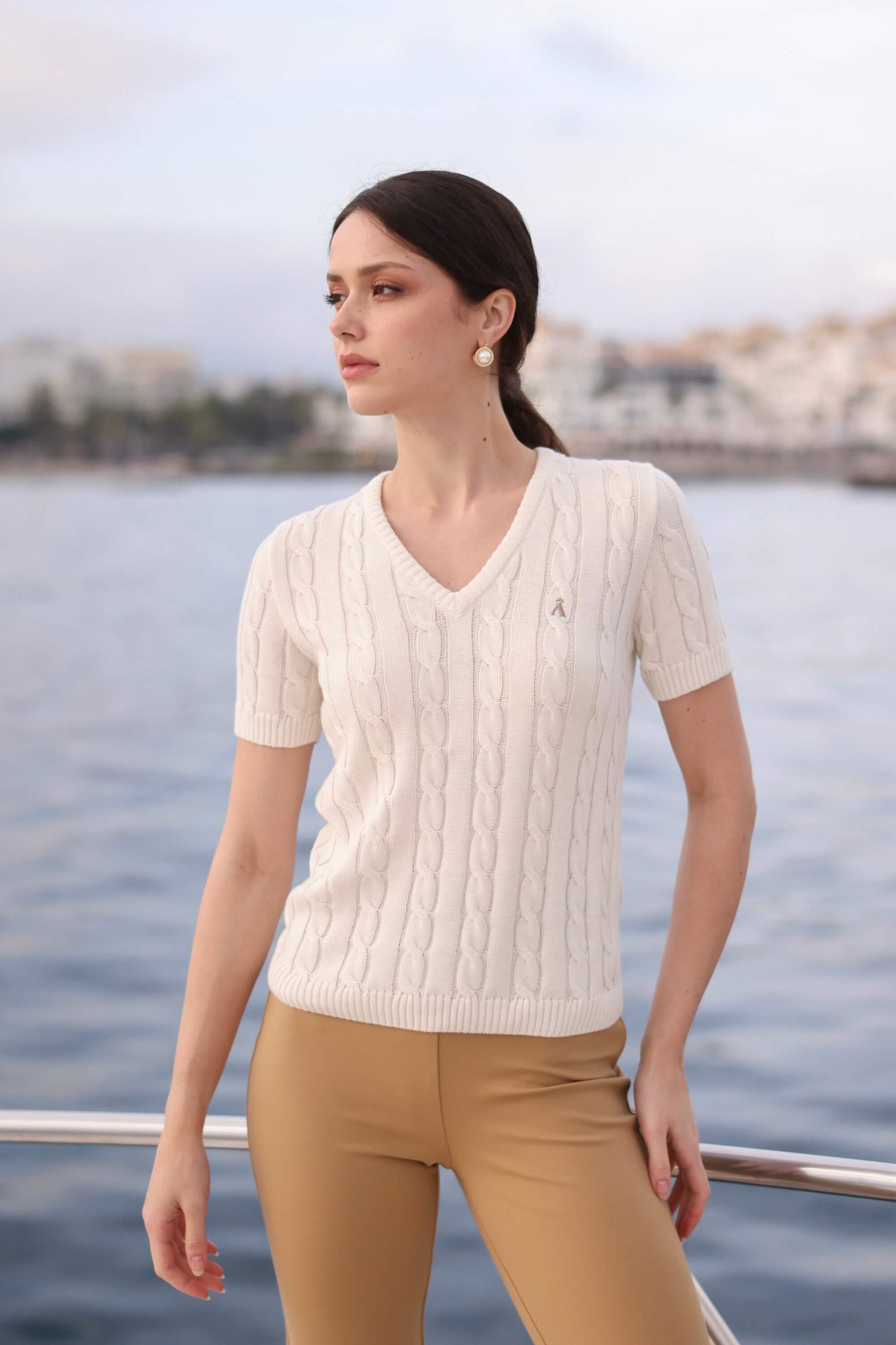 Talina Cable Knit Top