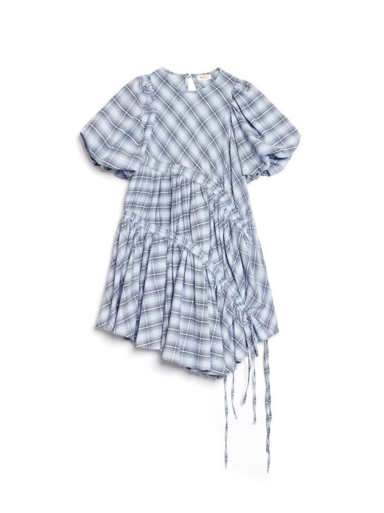 Frieze Jacquard Bow Dress