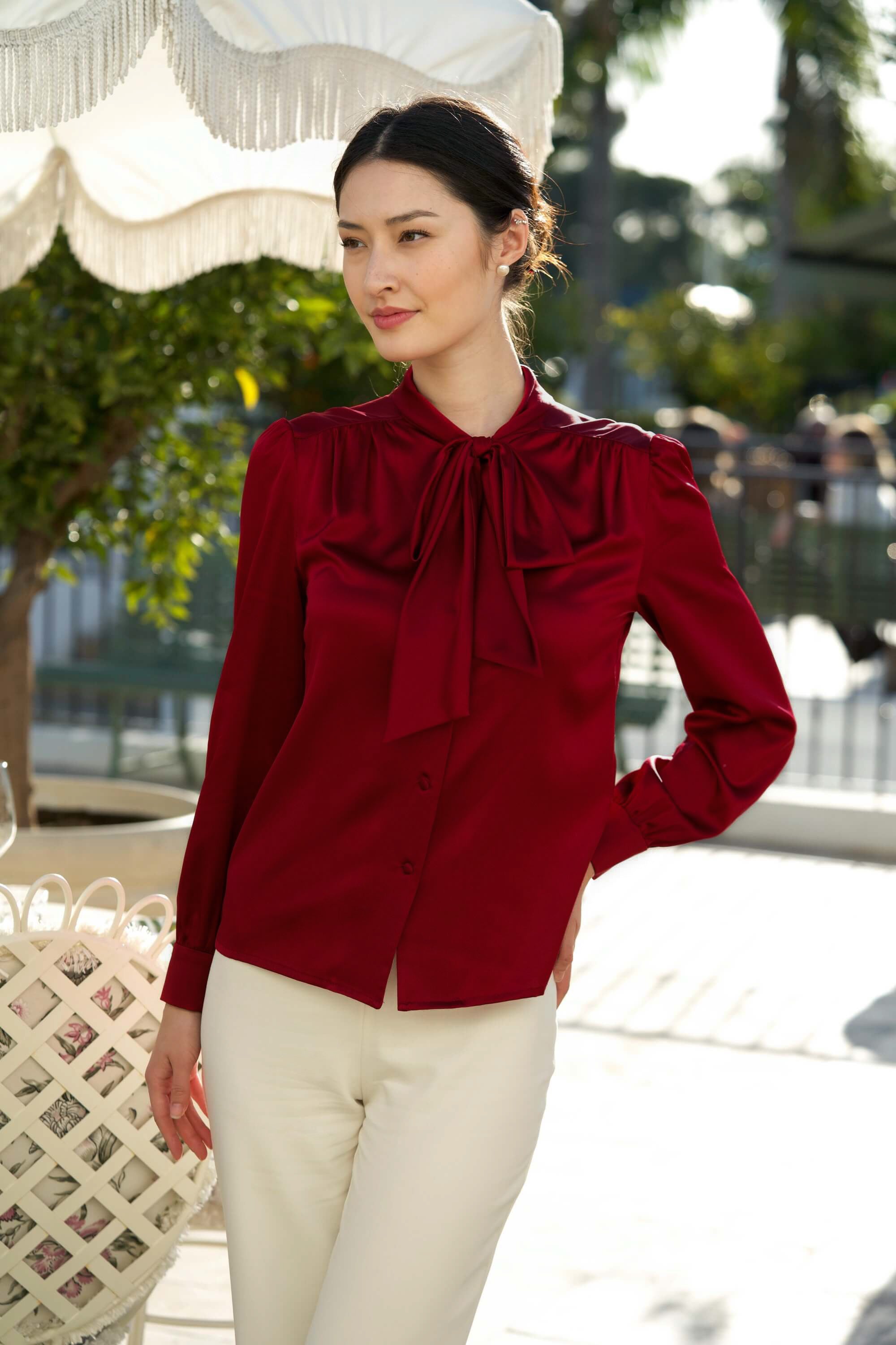 Lena Silk Blouse