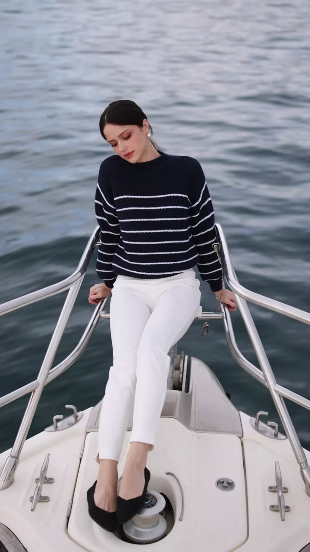 Marine Merino Wool Sweater