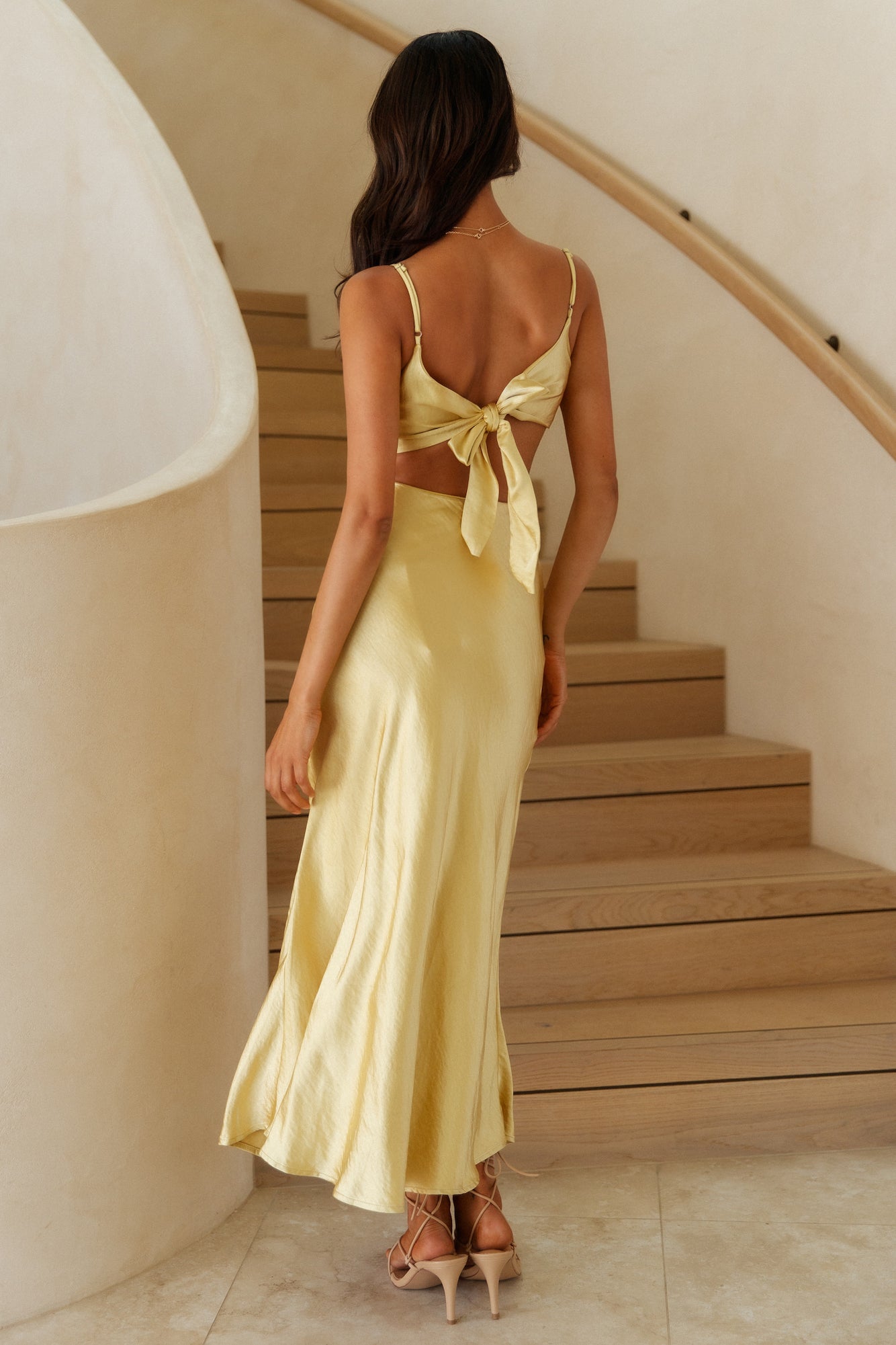 City Sunset Maxi Dress Yellow