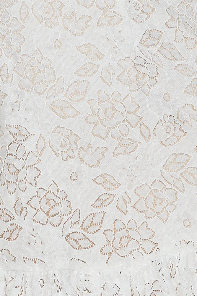 Love In The Garden Mini Dress White