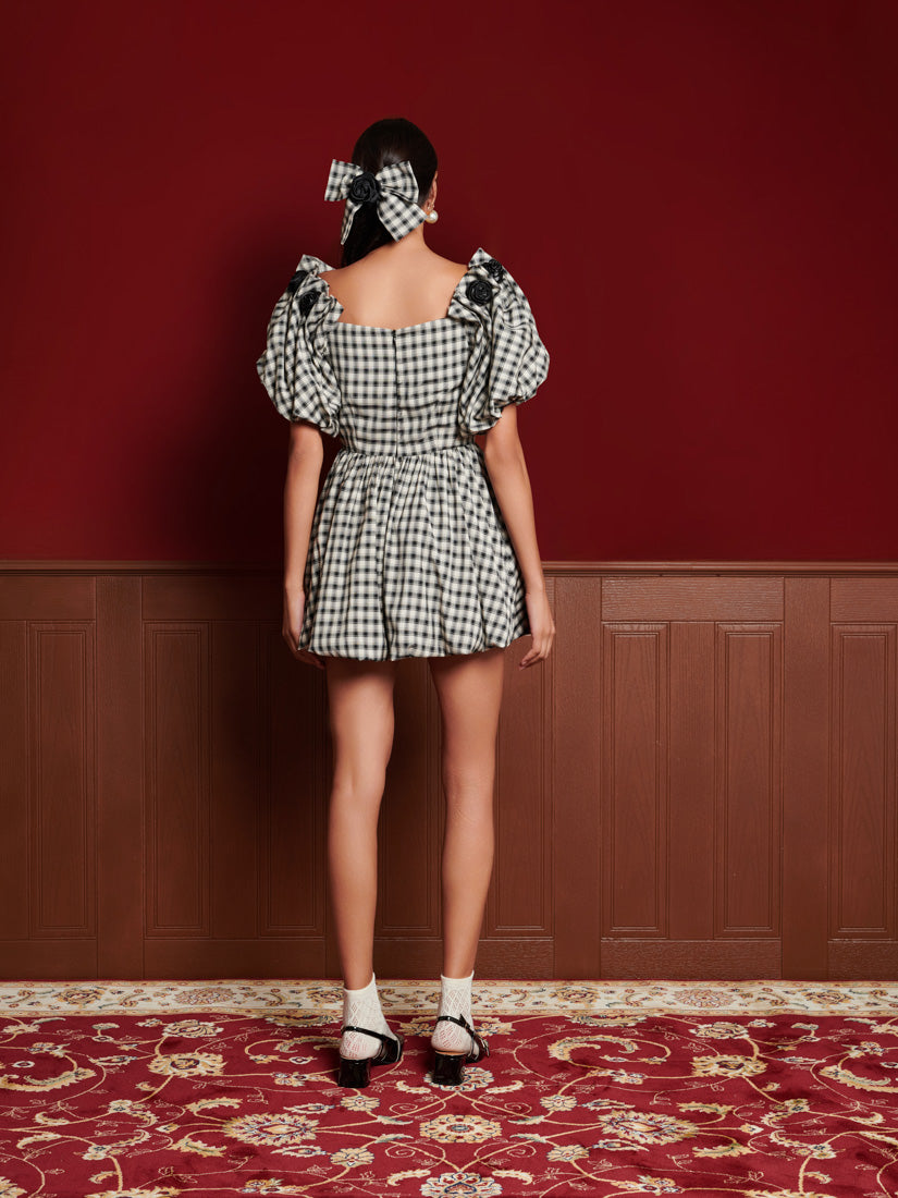 Thelma Check Mini Dress