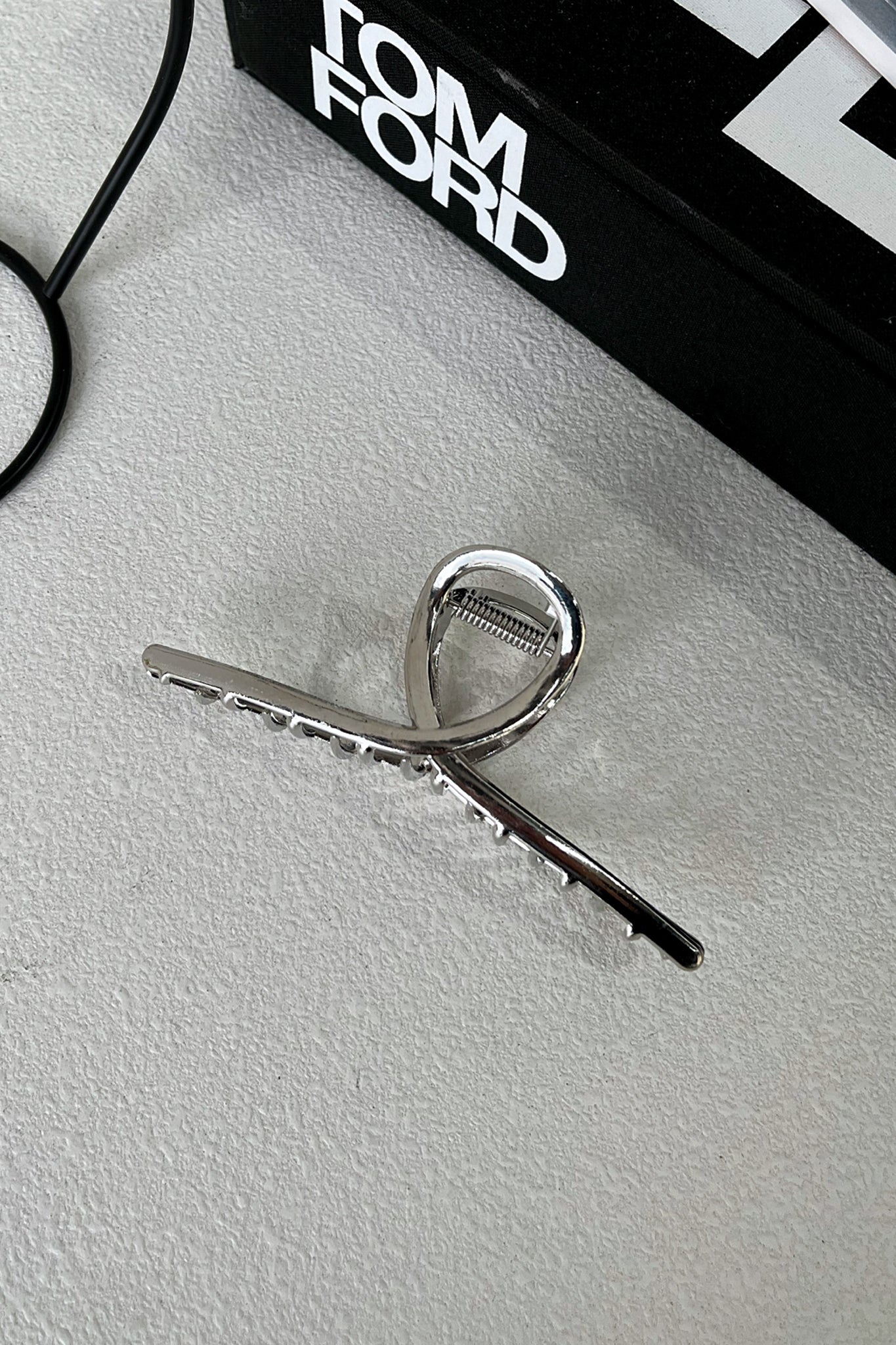 Saira Claw Clip - Silver