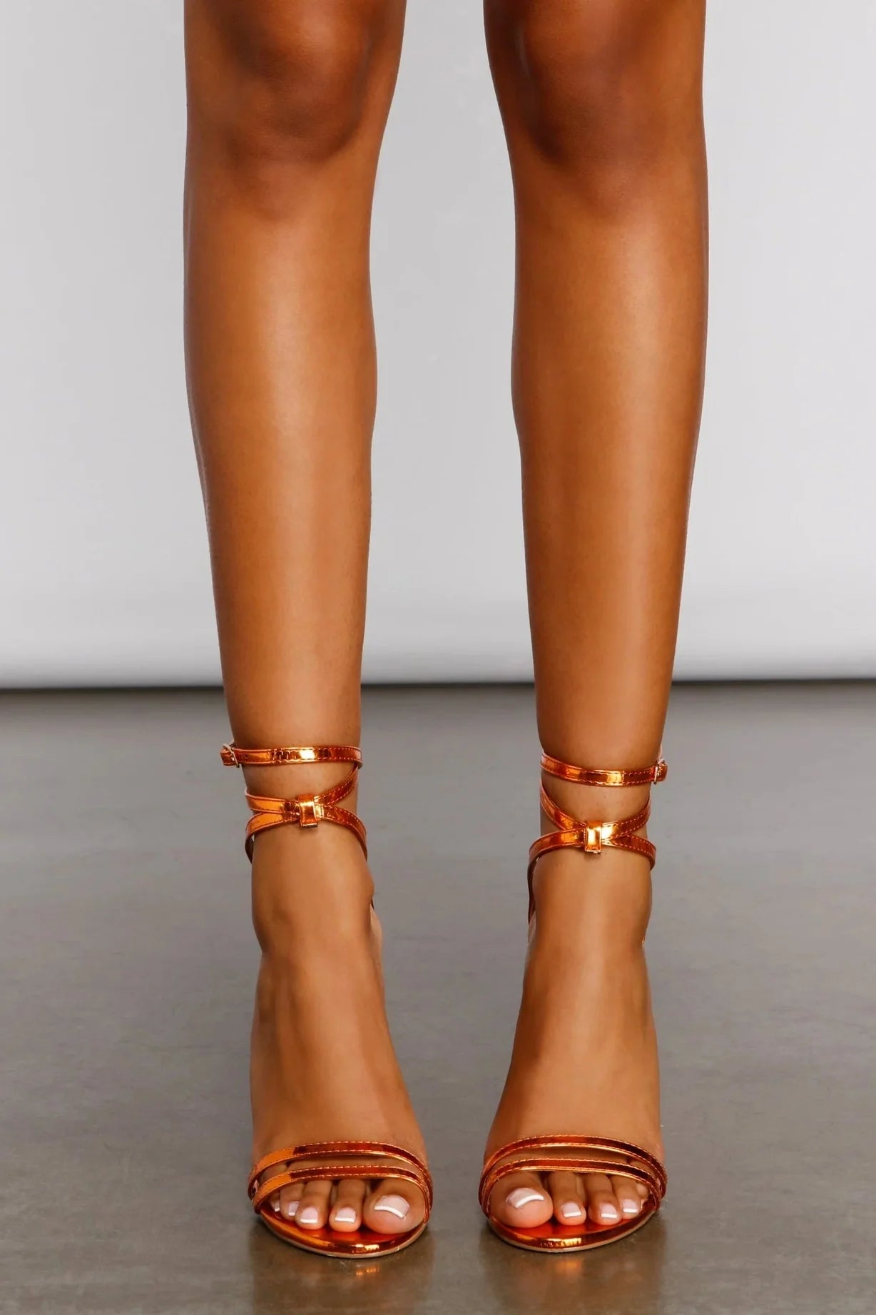 Bold BB Metallic Stiletto Heels