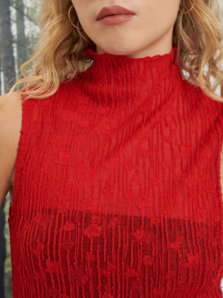 Allegra Sheer Midi Dress