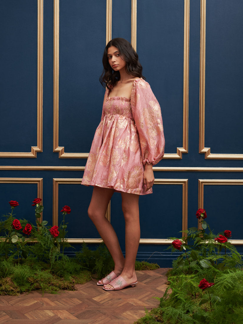 Twilight Jacquard Mini Dress