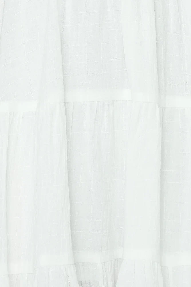 No Pity Party Dress White