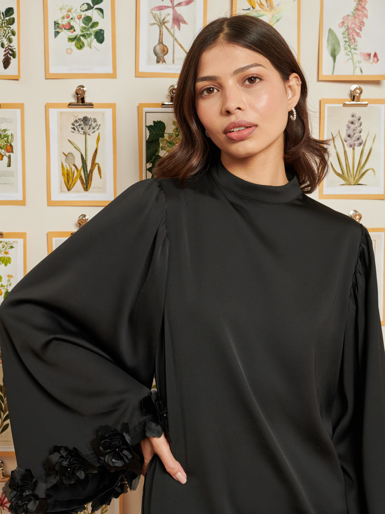 Pointe Check Midi Dress