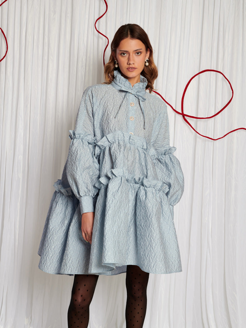 Starling Jacquard Midi Dress