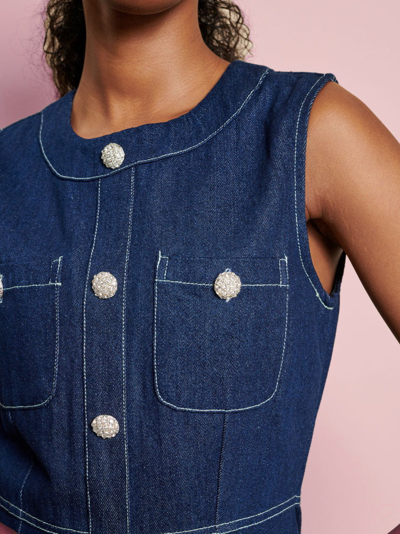 Rosie Denim Mini Dress