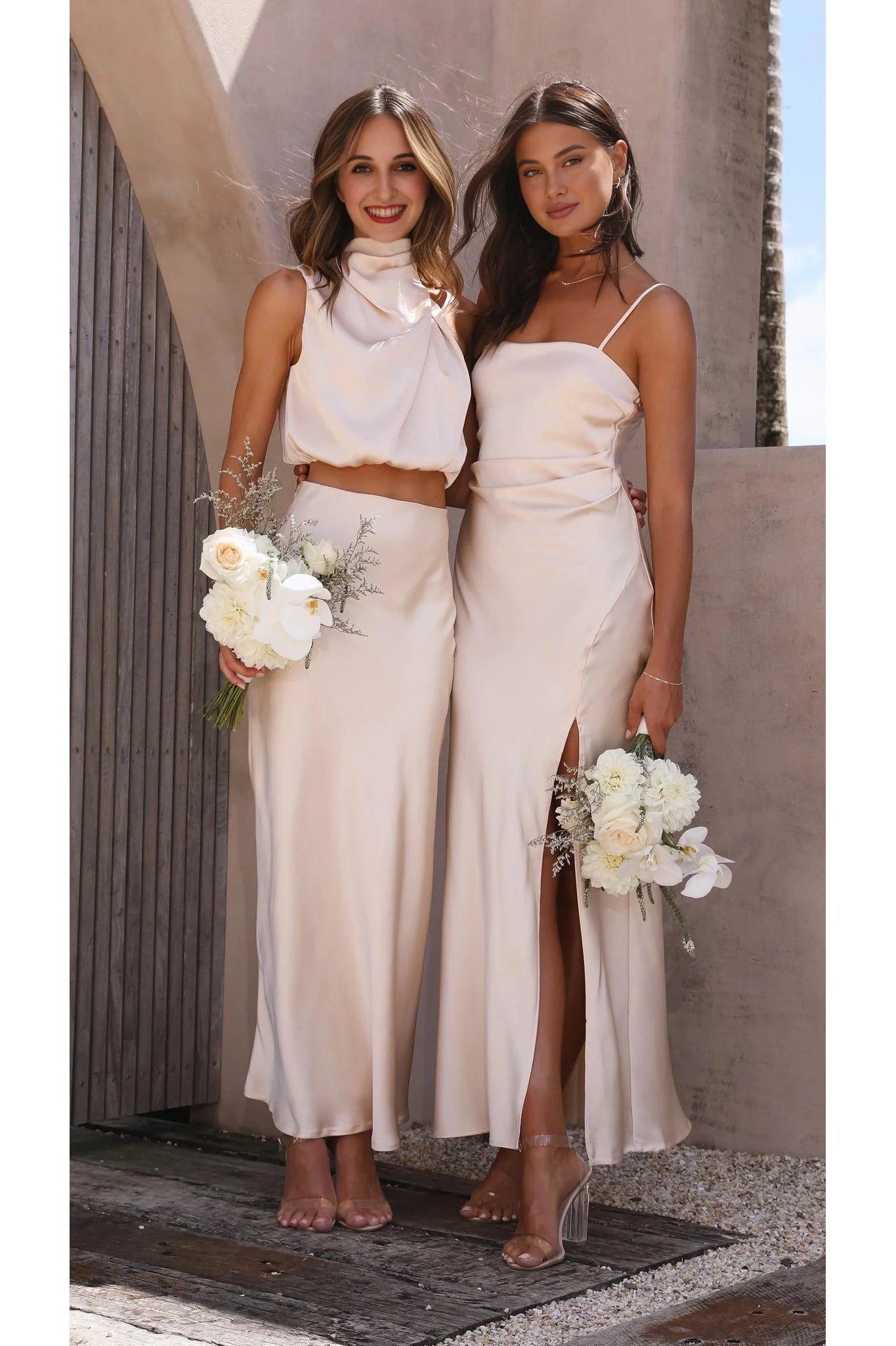 Ilana Maxi Dress - Champagne