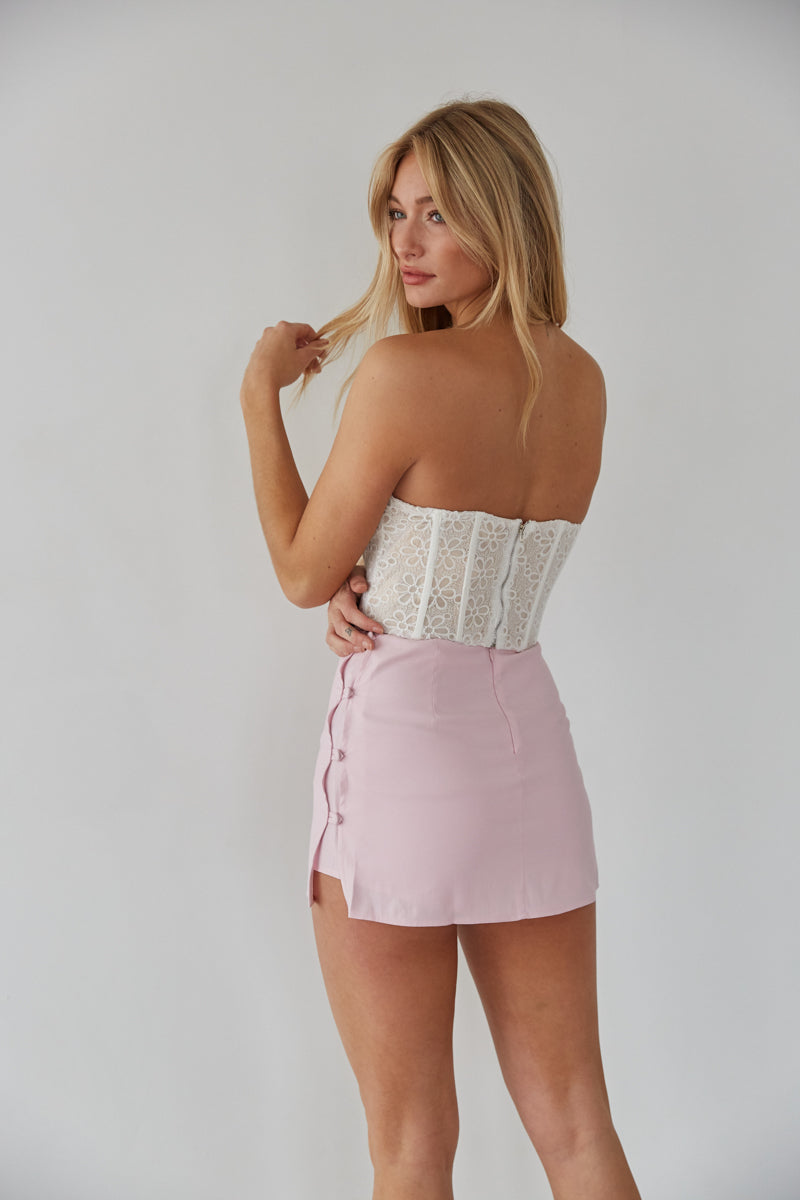 Beck Button Mini Skort