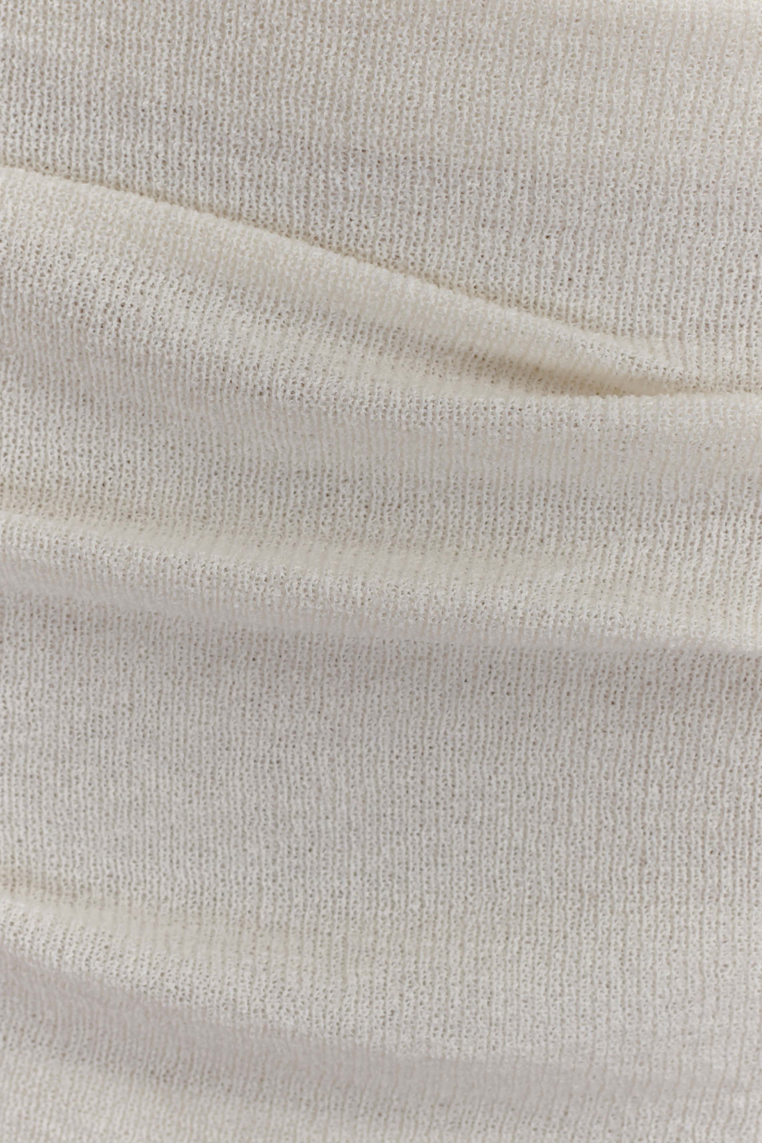 Elora Strapless Knit Maxi Dress - Ivory