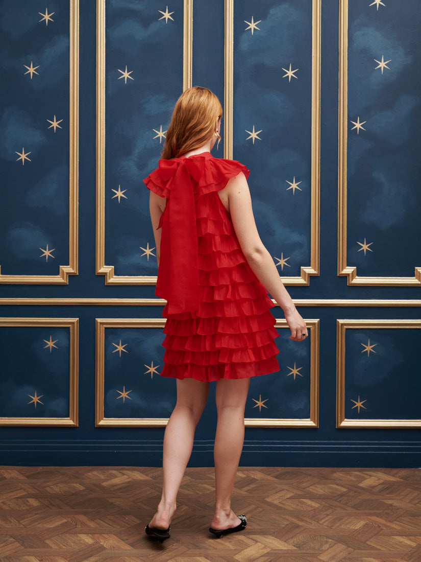 Elody Ruffle Mini Dress
