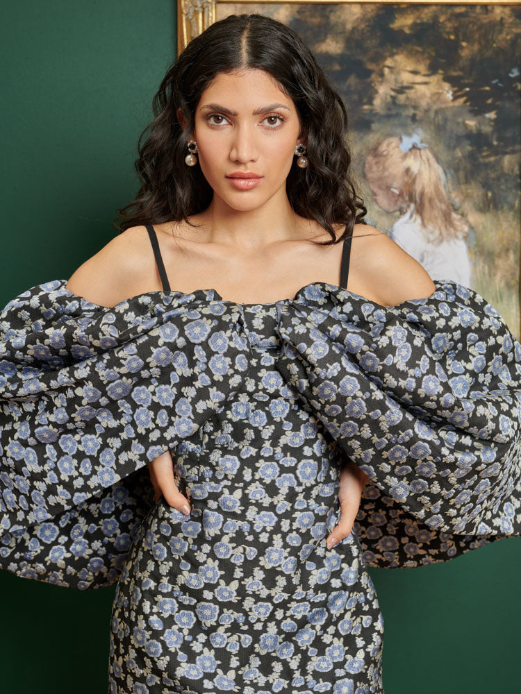 Floral Notes Maxi Dress