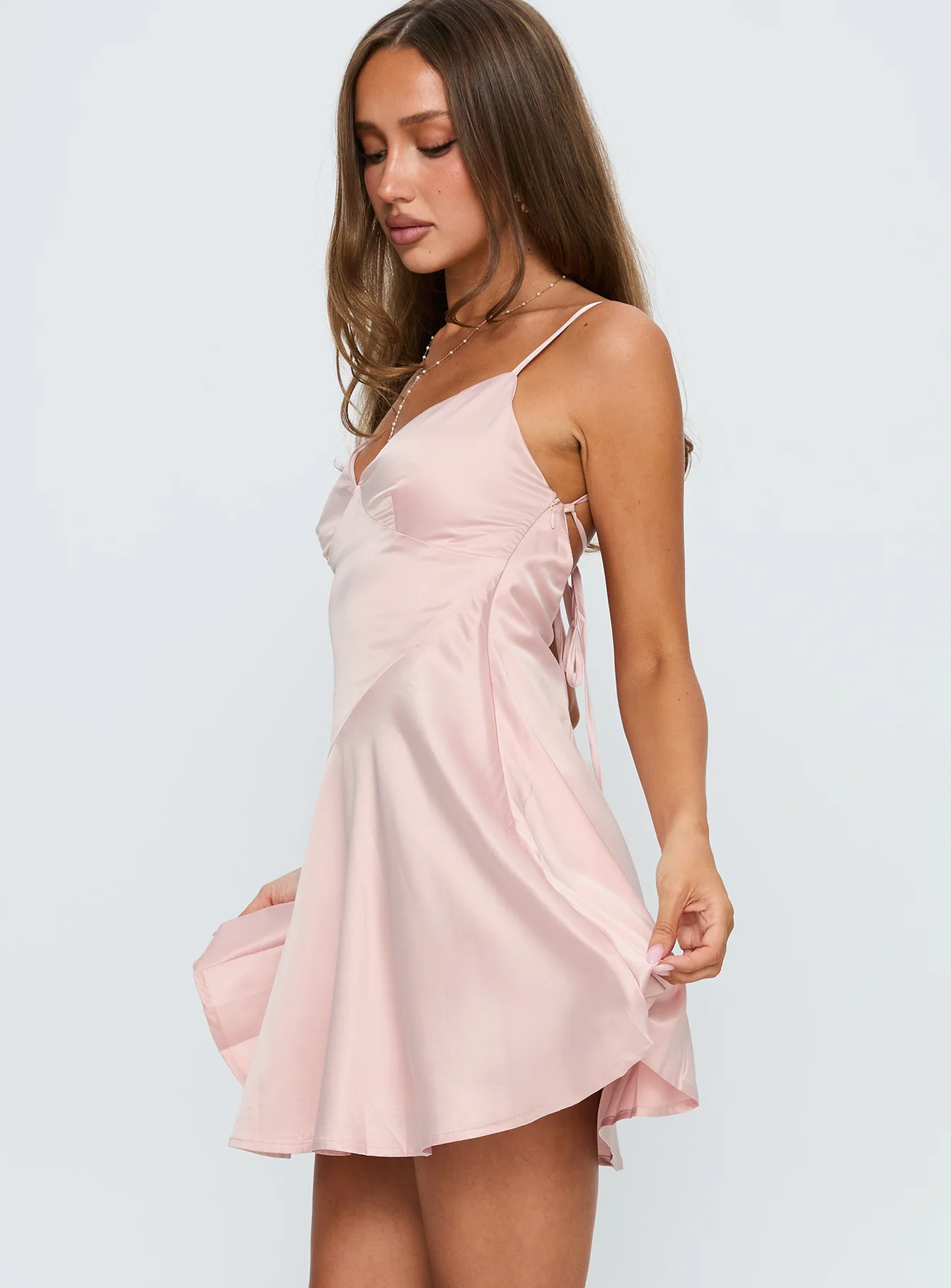 Summer Blush Mini Dress Pink