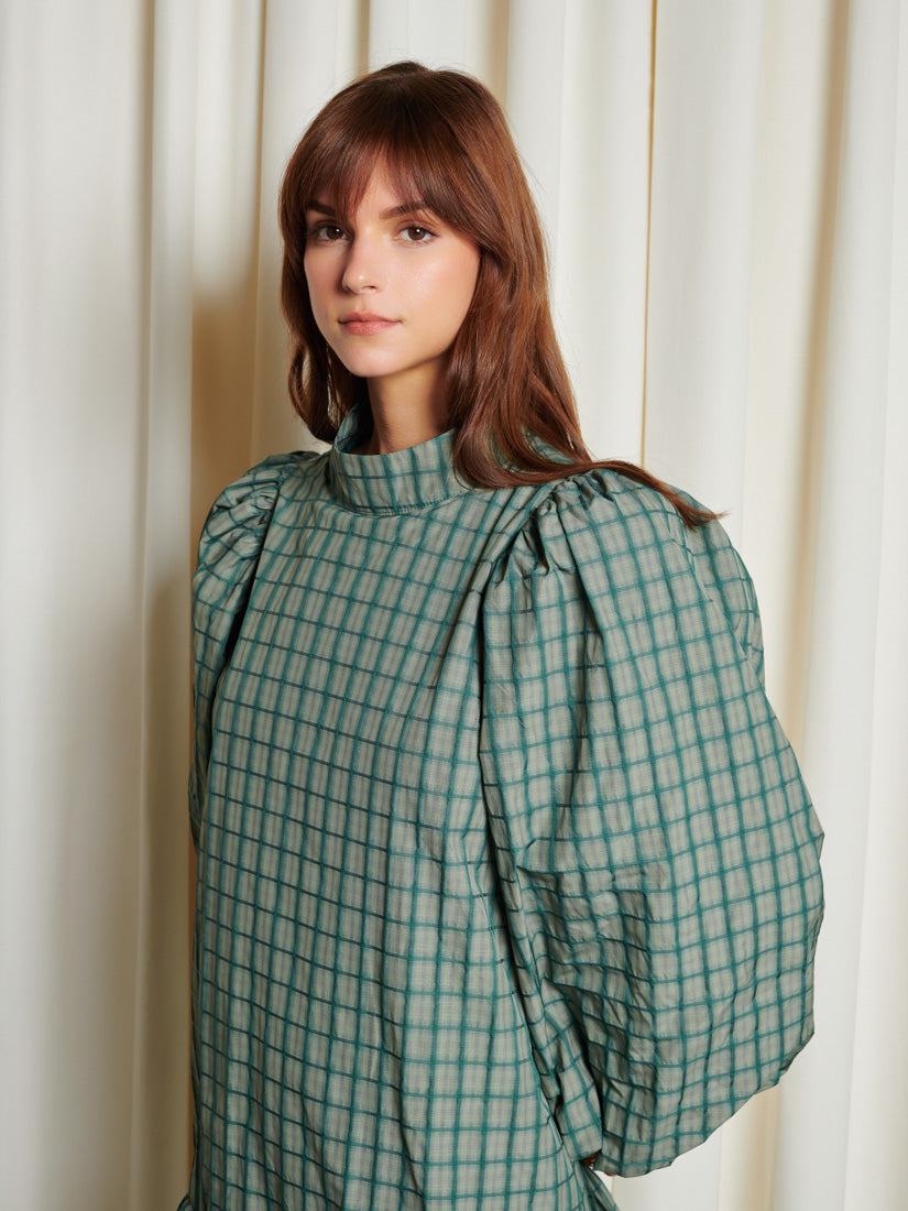 Adaira Check Mini Dress