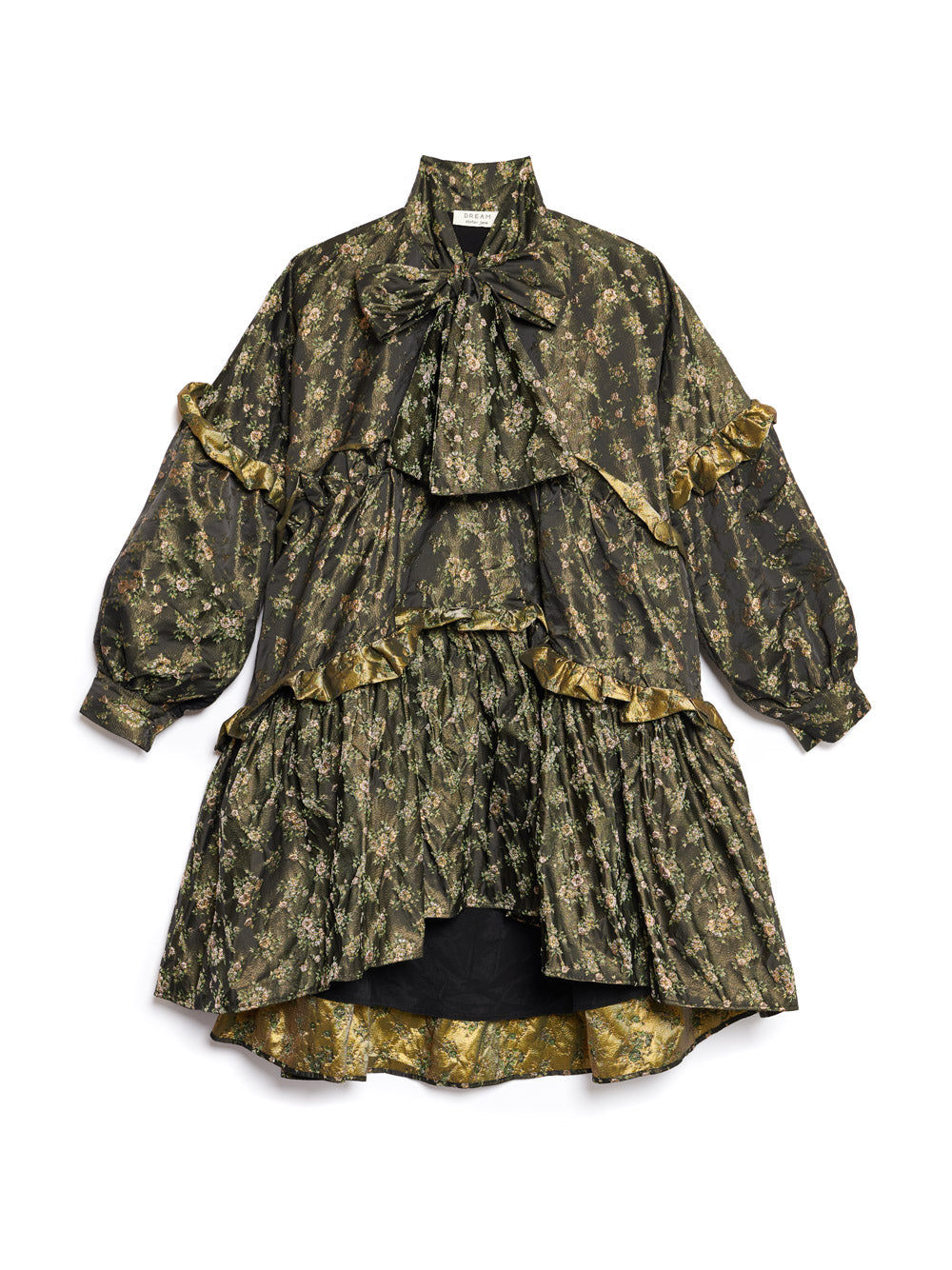 Monarch Floral Jacquard Dress