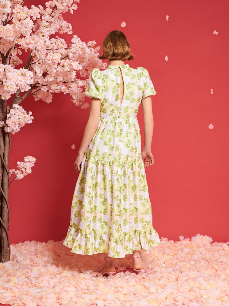 Picnic Jacquard Maxi Dress