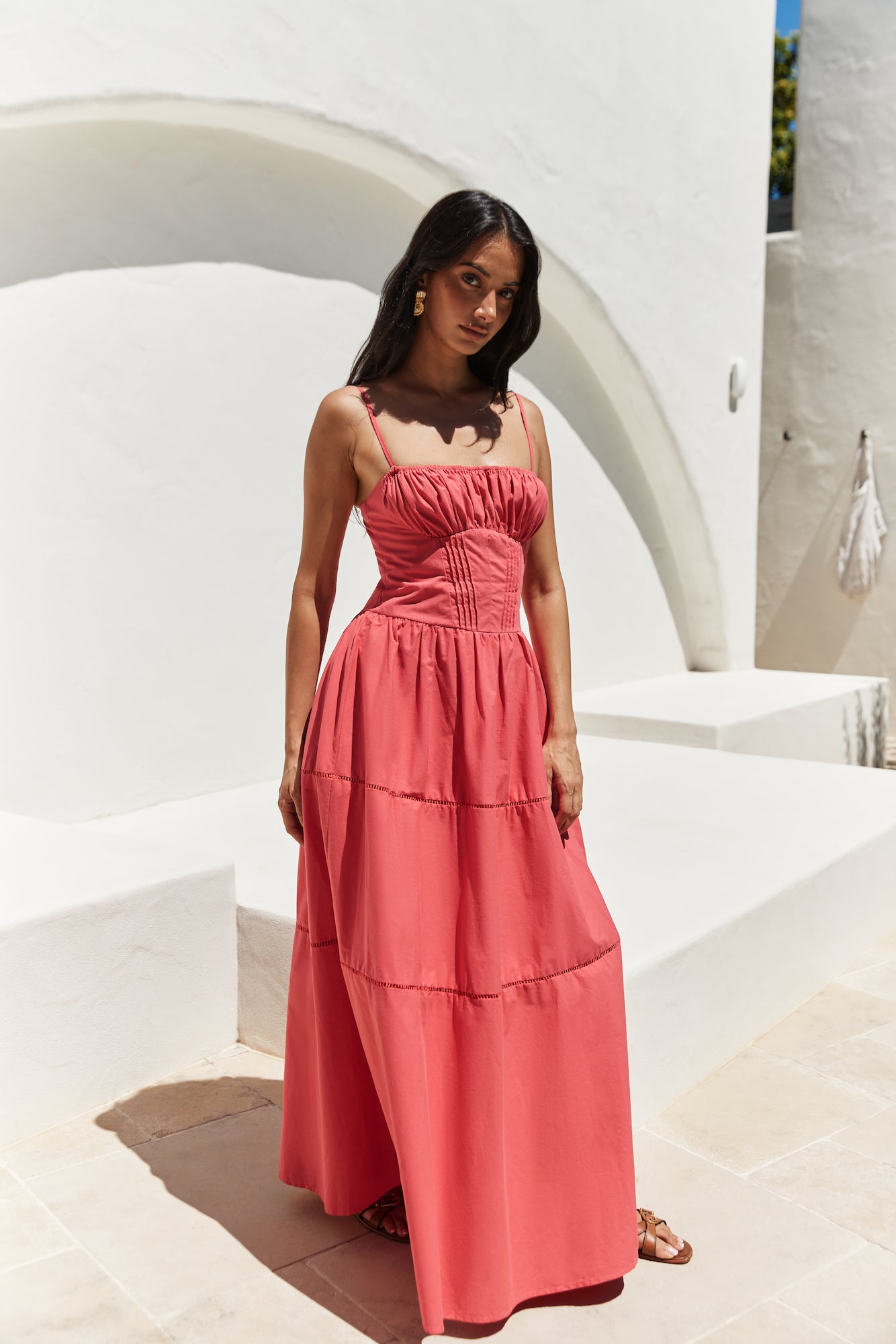 Mandy More Maxi Dress Red