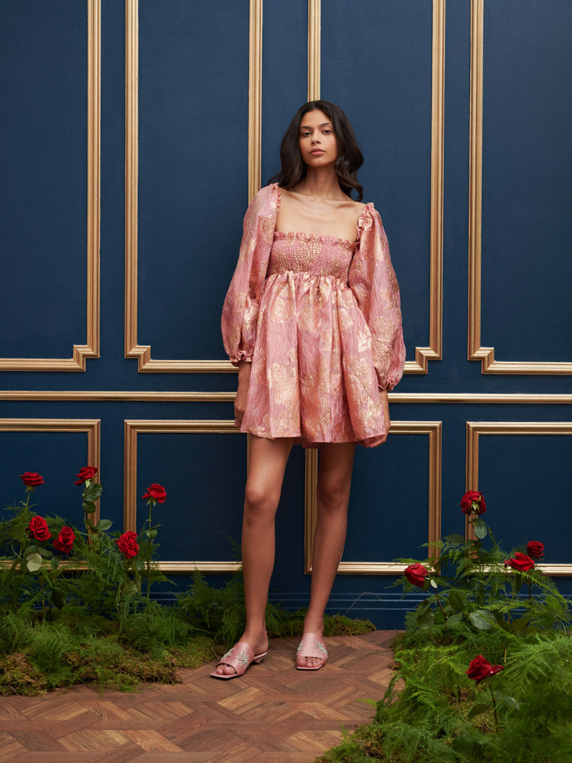 Twilight Jacquard Mini Dress