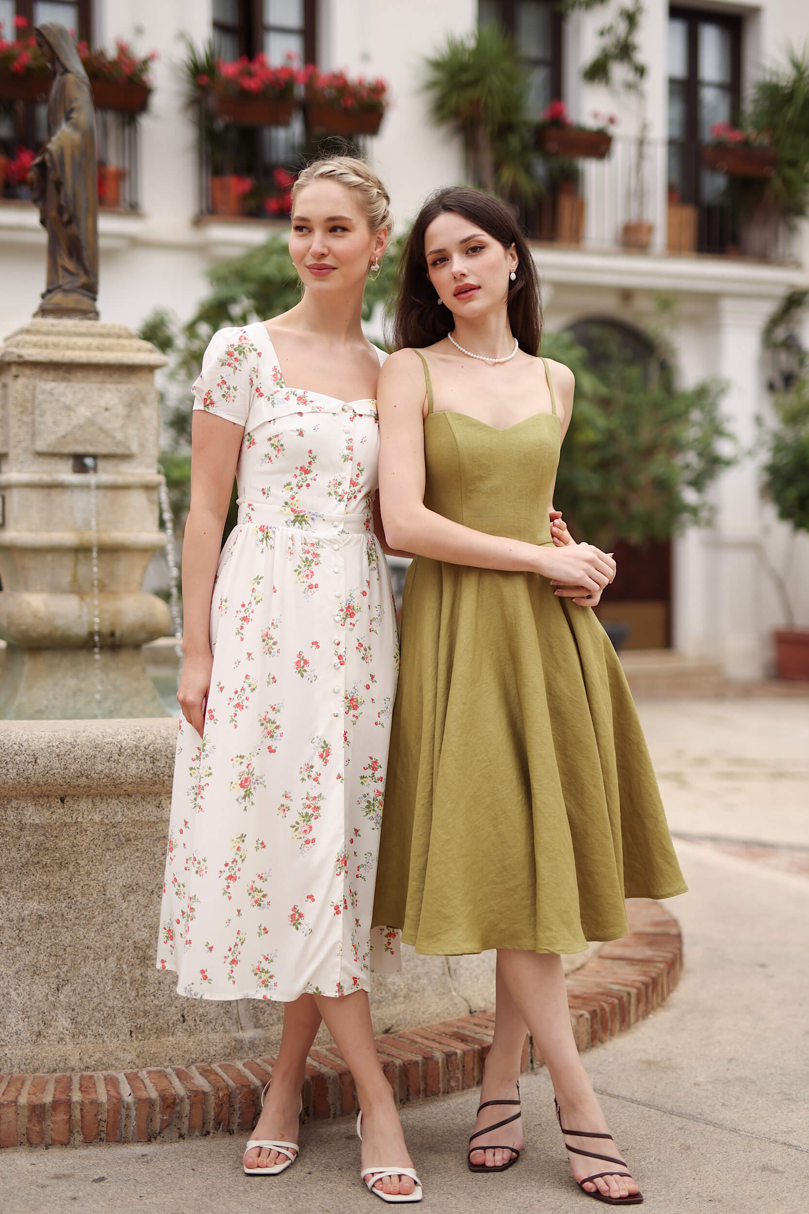 Estelle Button Down Dress